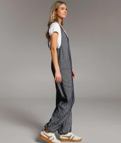 Rompers & Jumpsuits | BKE Striped Overall Jumpsuit Feldspar