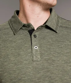 Tops | BKE Striped Polo Vetiver