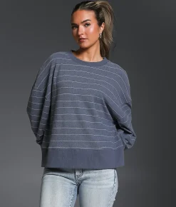 Buckle Black Striped Pullover Andorra Online