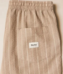 Rhythm Striped Seersucker Short Cedar Best