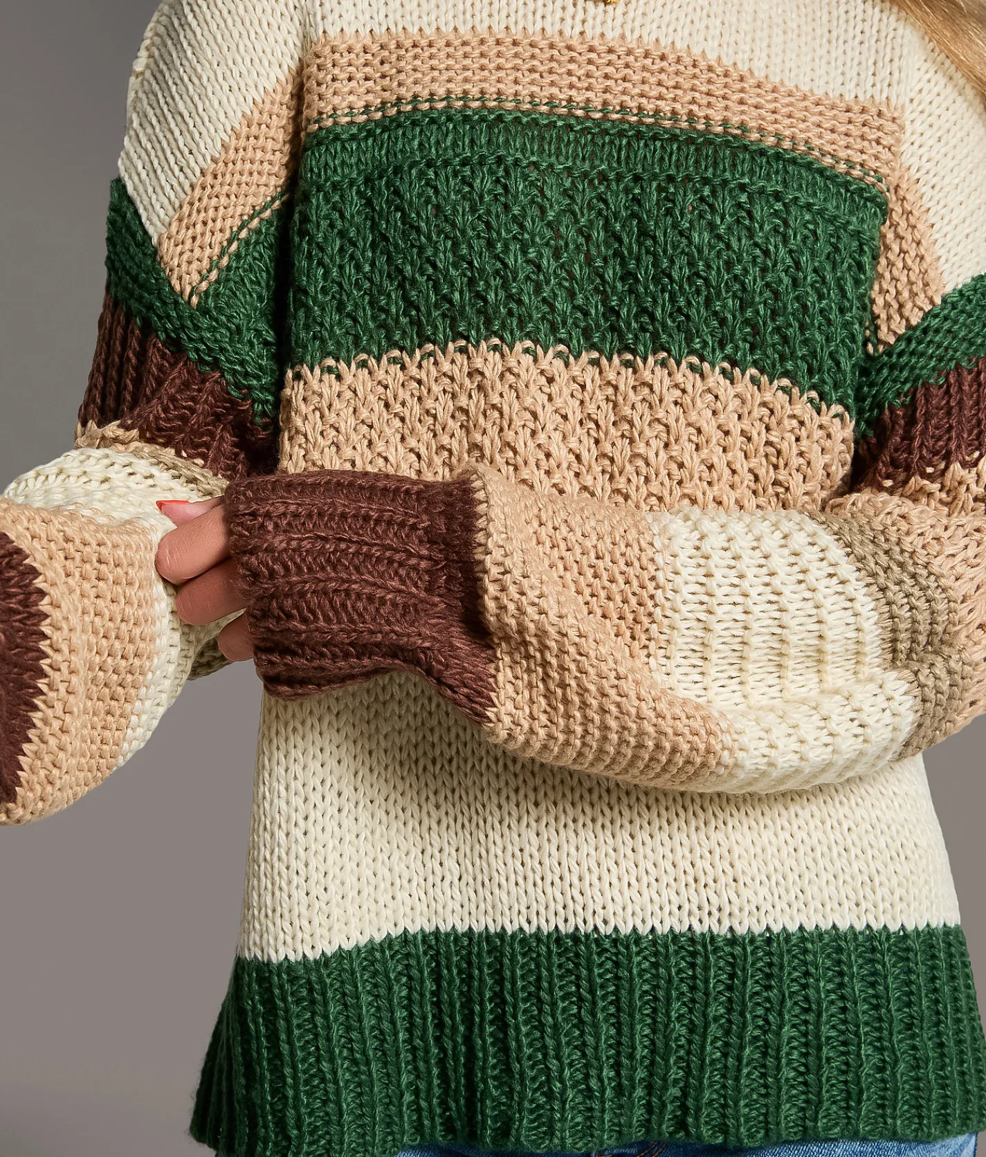 Tops | BKE Striped Sweater Assorted