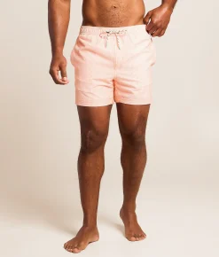 party pants Striped Swim Trunks Pastel Coral New