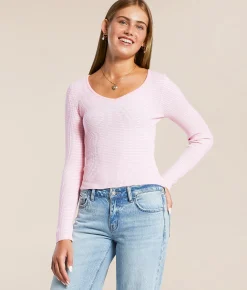 FITZ + EDDI Striped Top Pink Stripe Discount