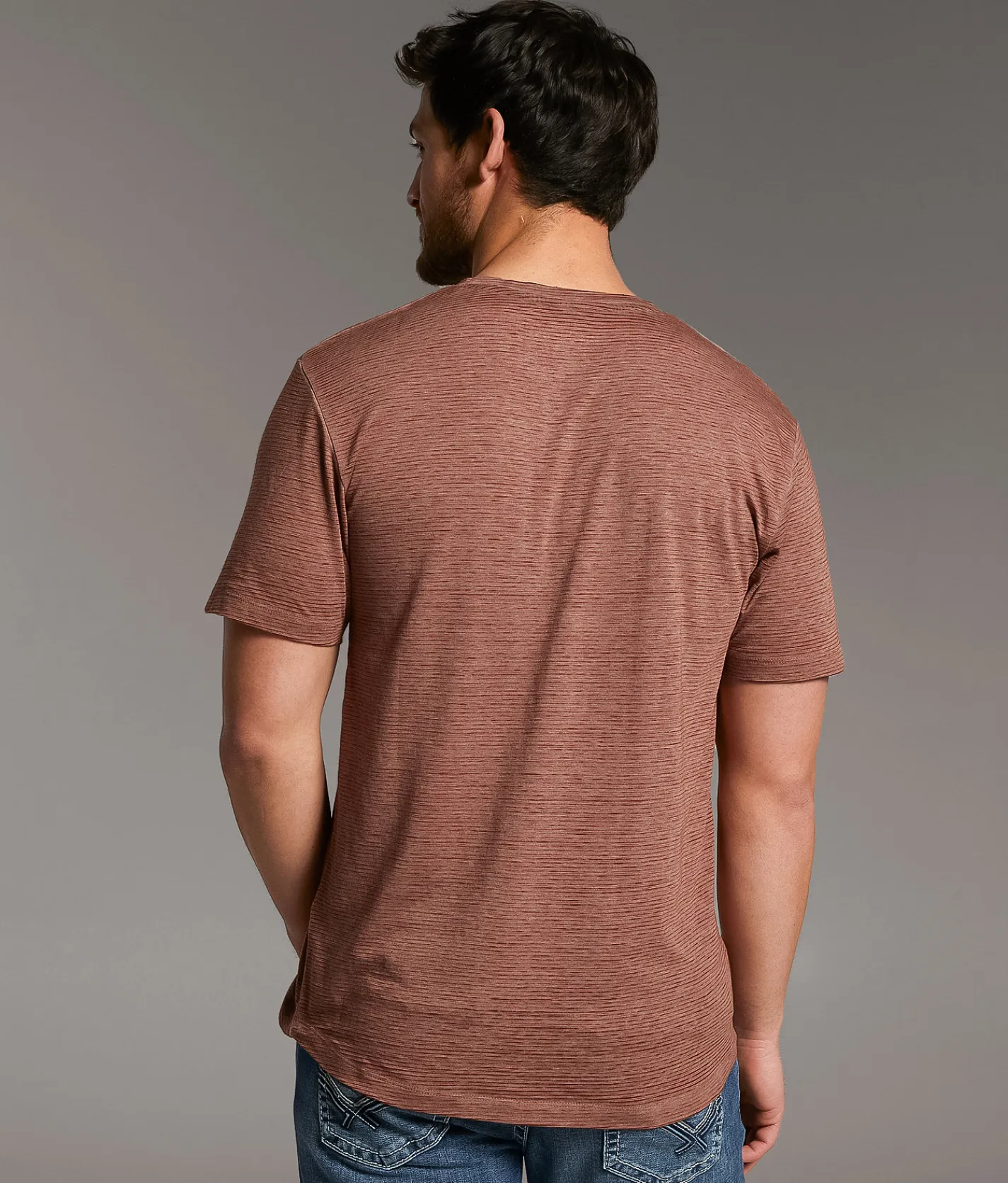 Tops | BKE Striped T-Shirt Red