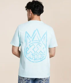 Cult of Individuality Stroke T-Shirt Powder Blue Hot