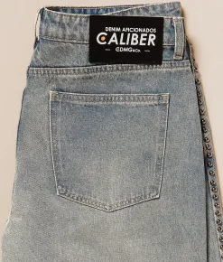 Caliber Studded Baggy Short Light Blue Hot