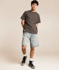 Caliber Studded Baggy Short Light Blue Hot