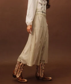 Bottoms | Sterling & Stitch Studded Lace Maxi Skirt Peyote