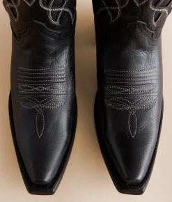 Circle G by Corral Studded Leather Western Boot Grey Black Discount