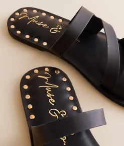 Shoes | Muse & Co. Studded Sandal Black