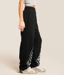 Bottoms | Affliction Stunt Double Sweatpant Black