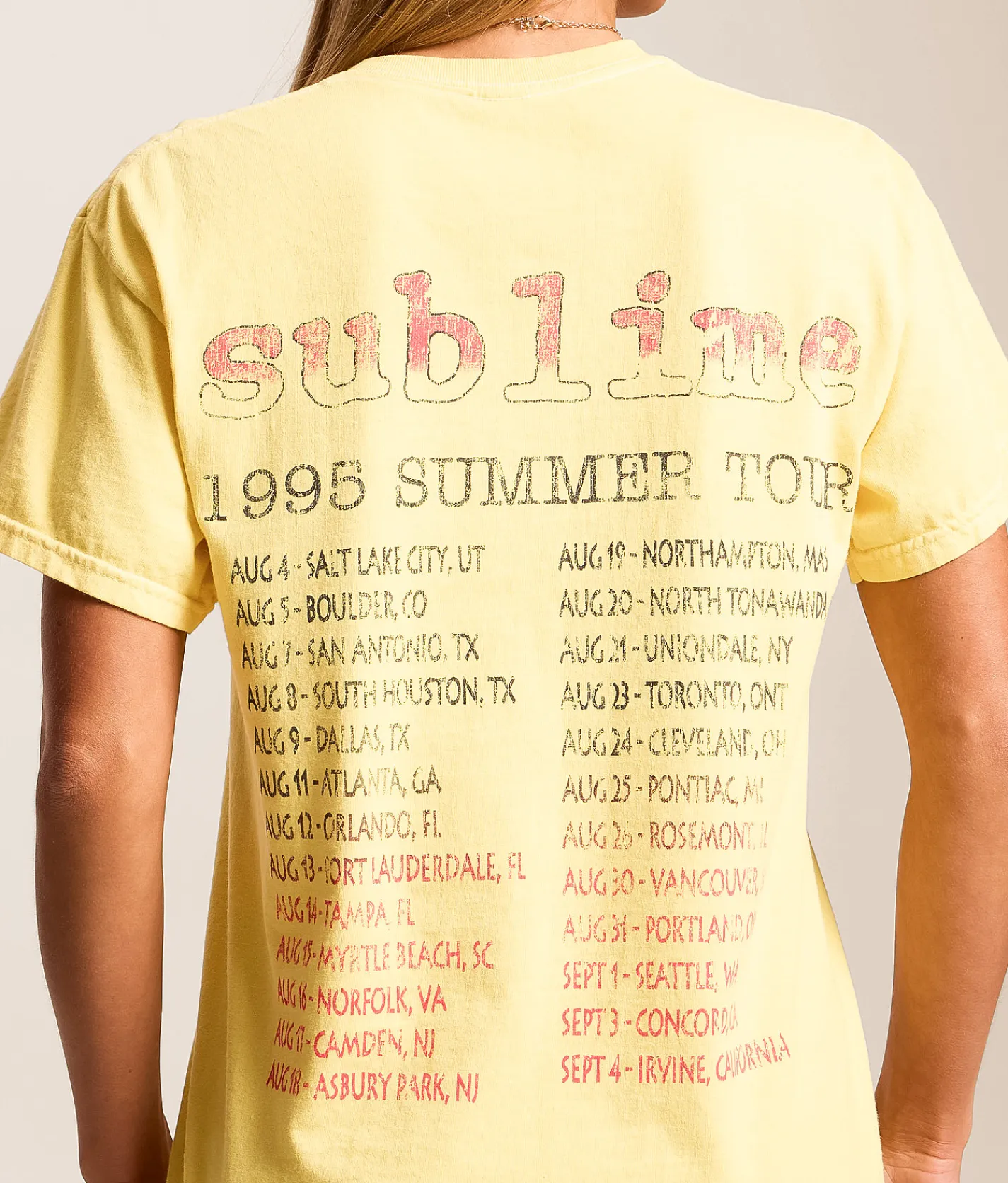 Tops | Merch Traffic Sublime Coy Fish Band T-Shirt Baby Yellow