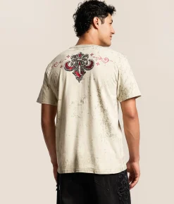 Graphic T-Shirts | Affliction Sumerian Ruse T-Shirt Peyote Pigment Dye
