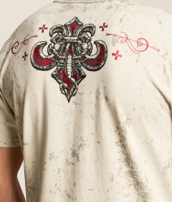 Affliction Sumerian Ruse T-Shirt Peyote Pigment Dye New