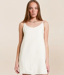 Dresses | Billabong Summer Love Mini Dress Salt Crystal