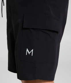 Bottoms | Maven Co-op Summit Performance Cargo Stretch Short Black