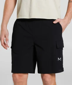 Maven Co-op Summit Performance Cargo Stretch Short Black New