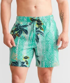 Billabong Sundays Layback Stretch Swim Trunks Foam Hot