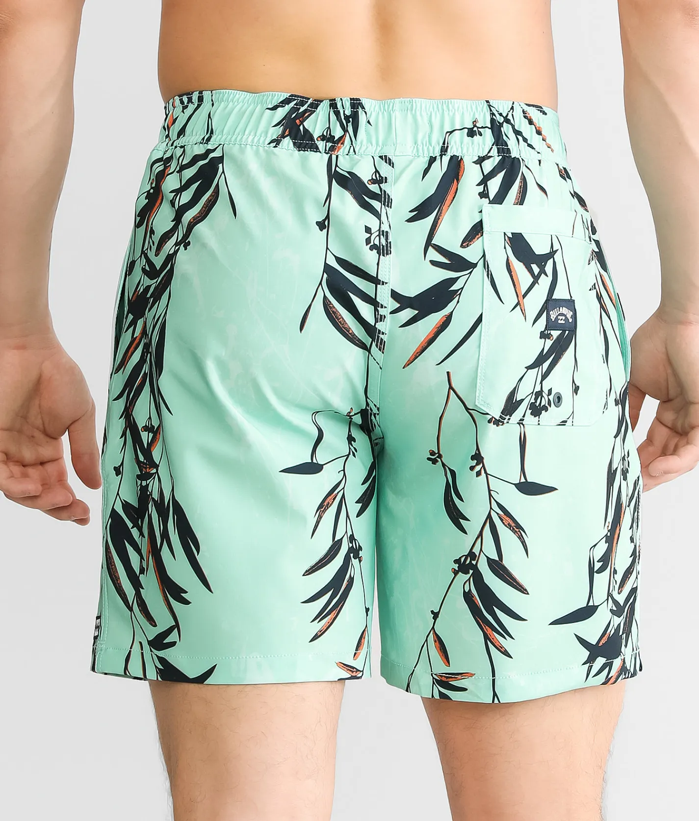 Bottoms|Swimwear | Billabong Sundays Layback Stretch Swim Trunks Mint