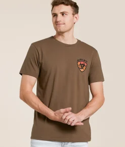 Tops|Graphic T-Shirts | Ariat Sundown Ranger T-Shirt Teak
