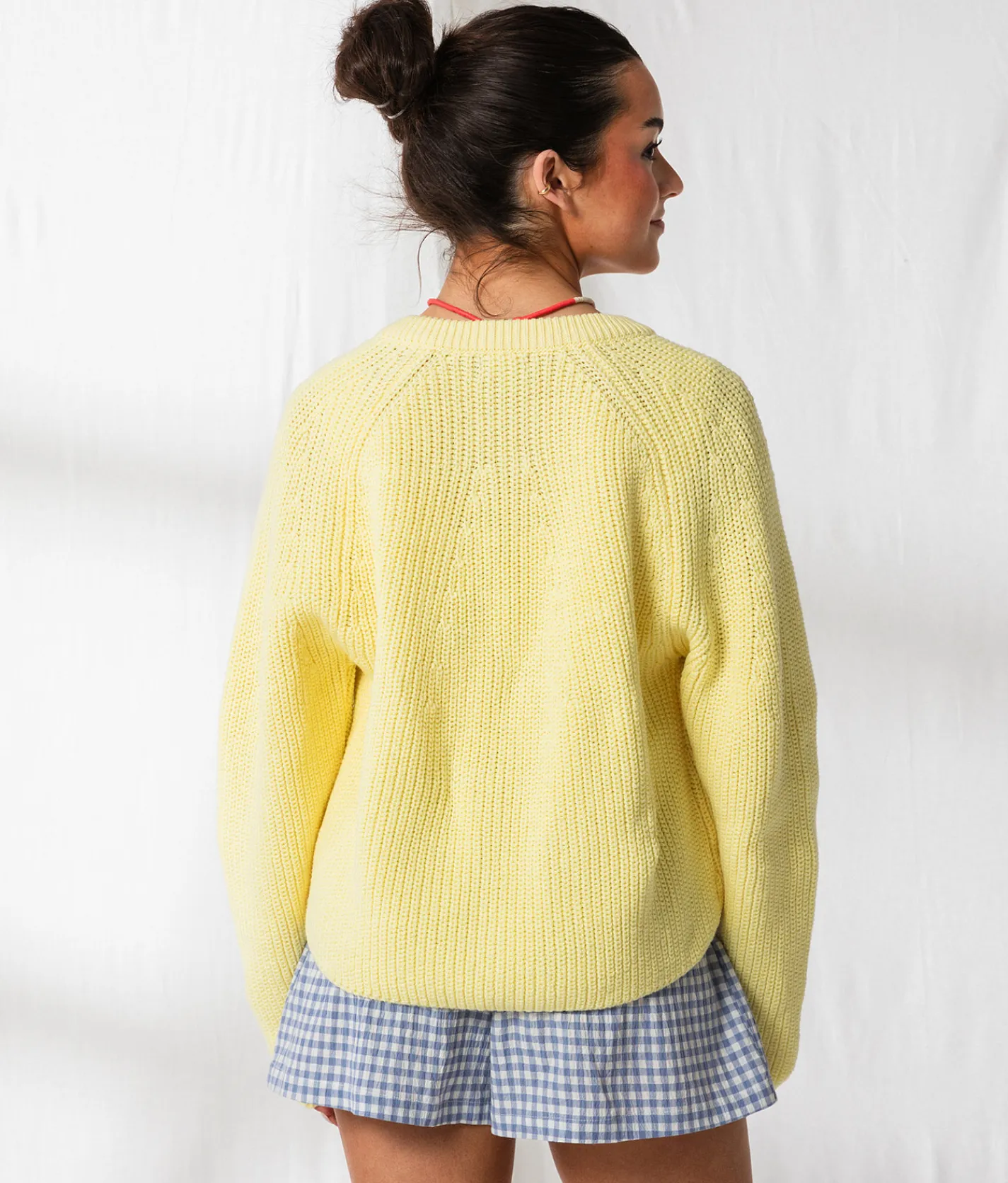 Tops | 33 Coastal Sunny Cropped Cardigan Sweater Yellow