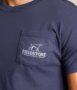 Graphic T-Shirts | Fieldstone Sunset Ducks T-Shirt Navy
