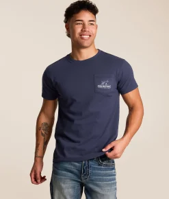 Fieldstone Sunset Ducks T-Shirt Navy Online