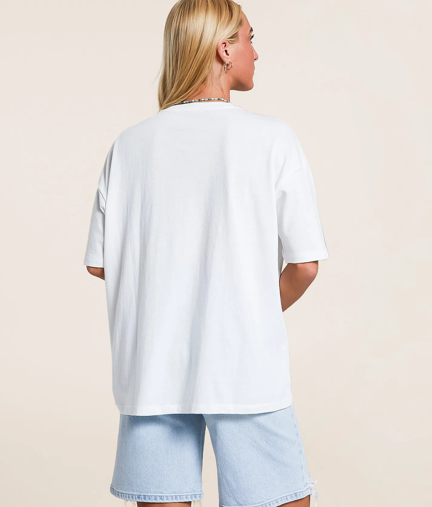 Billabong Sunset Mindset Oversized T-Shirt Salt Crystal Outlet
