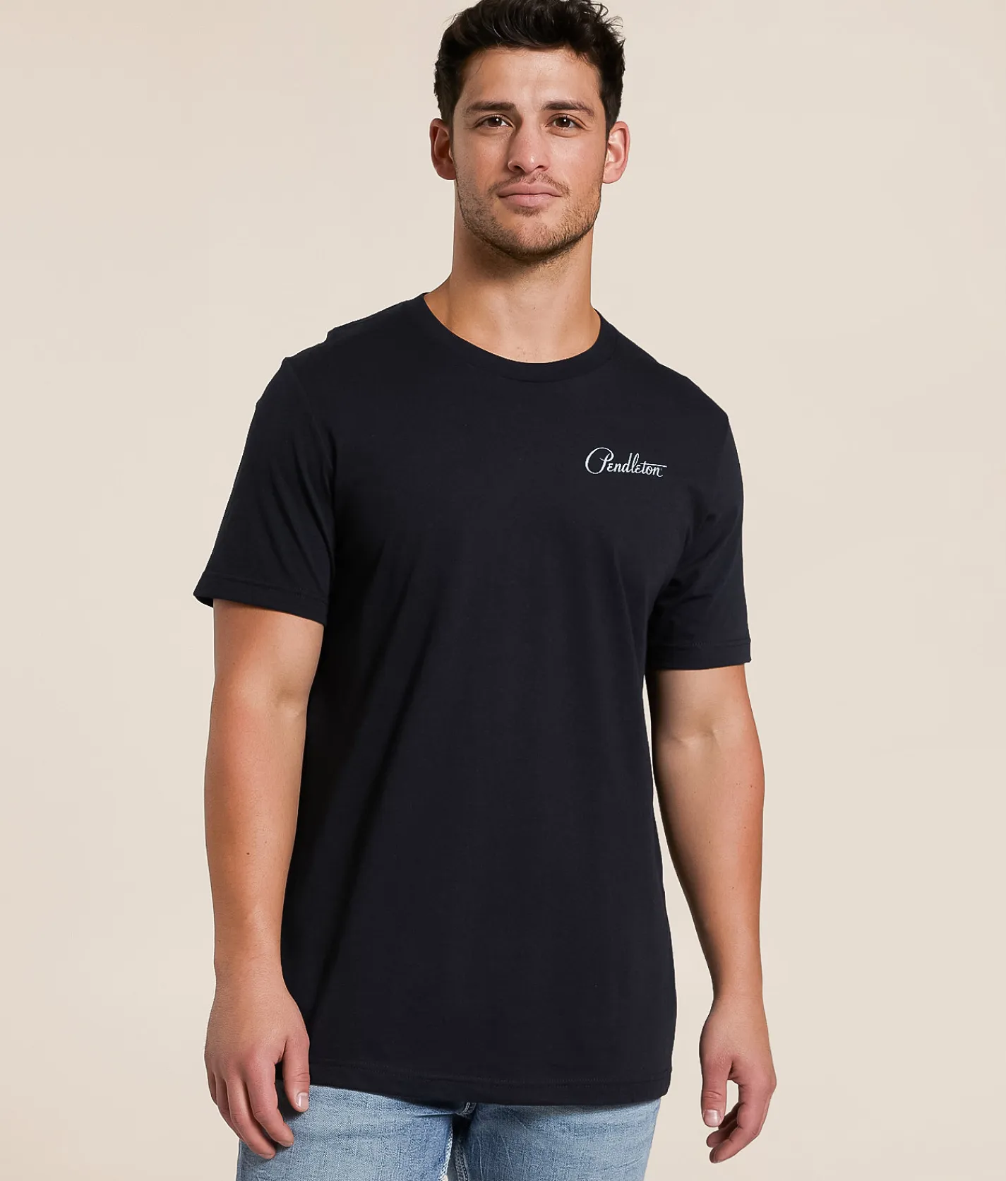 Pendleton Sunset Pass Bison T-Shirt Vintage Black Online