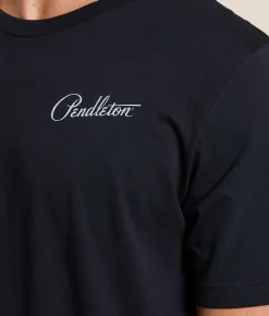 Pendleton Sunset Pass Bison T-Shirt Vintage Black Online