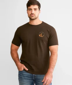 Graphic T-Shirts | Departwest Sunset Peak T-Shirt Espresso