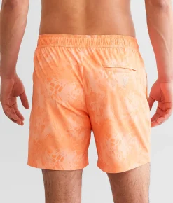 Bottoms|Swimwear | American Fighter Sunset Swim Trunks Orange