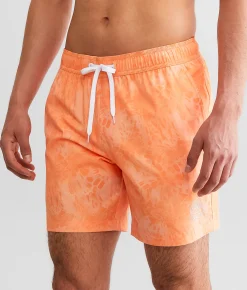 Bottoms|Swimwear | American Fighter Sunset Swim Trunks Orange