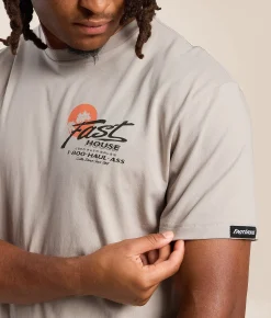 Tops|Graphic T-Shirts | Fasthouse Sunset T-Shirt Light Grey
