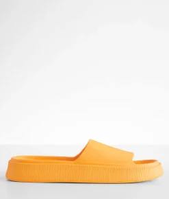 Shoes | BKE Sunshine Textured Slide Orange