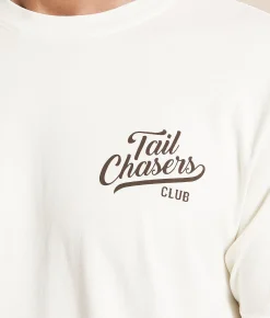 Tail Chasers Club Suns Out T-Shirt Antique White Clearance