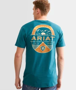 Graphic T-Shirts | Ariat Sun Valley Circle T-Shirt Meditteranea