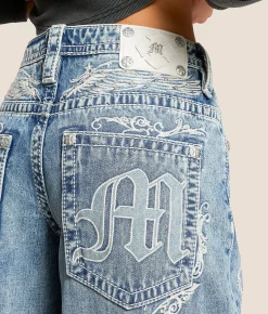Miss Me Super Baggy Wide Leg Jean M1103 Online