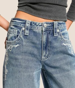Miss Me Super Baggy Wide Leg Jean M1103 Online