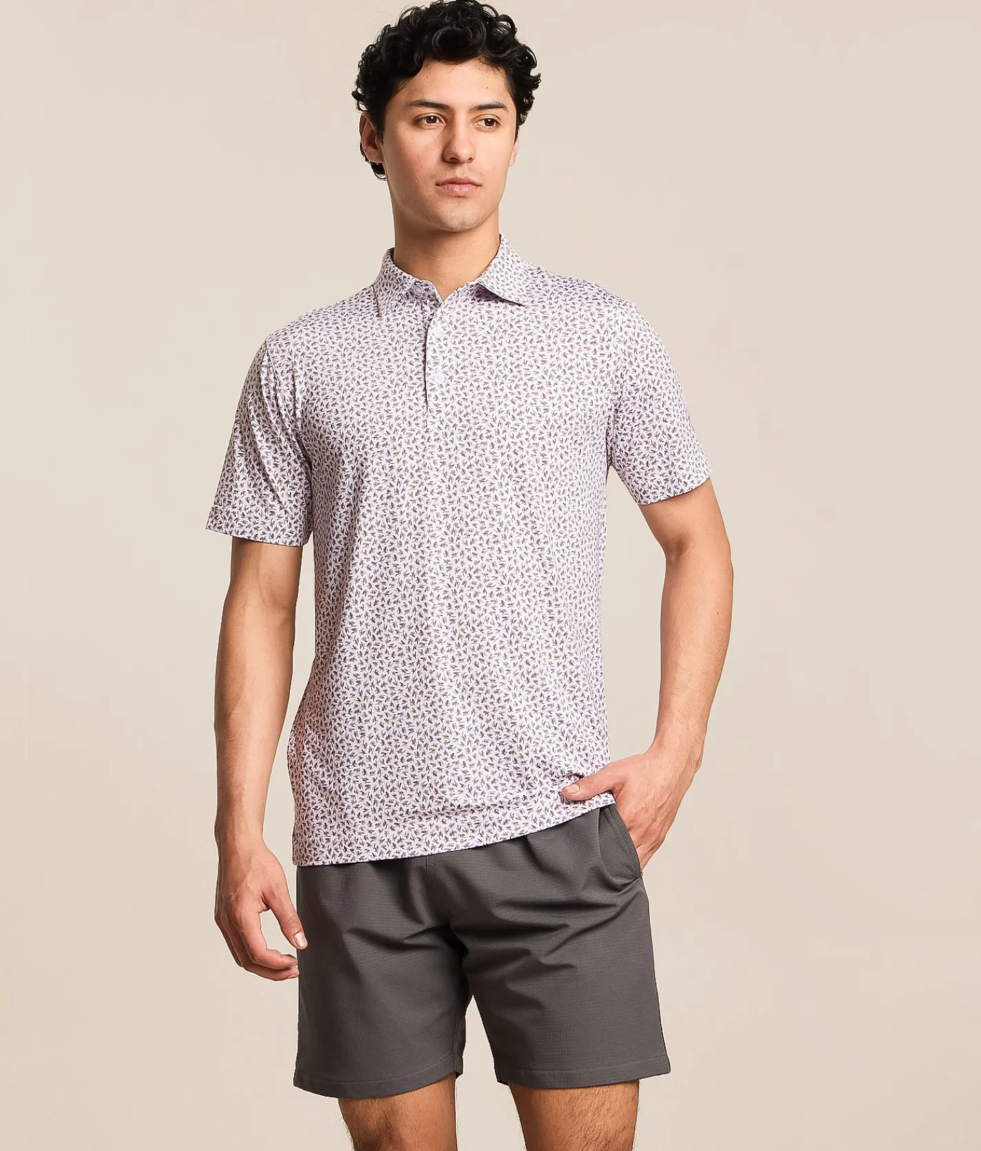 Tops | Waggle® Super Fly Performance Polo Tan