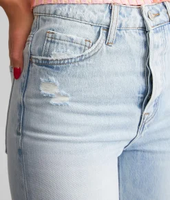 Jeans|Bottoms | VERVET by Flying Monkey Super High Rise Straight Jean Blue May