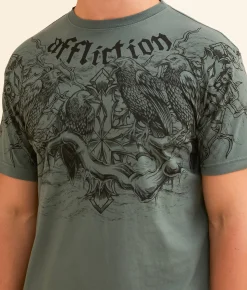 Graphic T-Shirts | Affliction Superstition T-Shirt Dark Forest