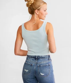 Billabong Surf's Up Cropped Tank Top Dusk Blue Best
