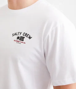 Salty Crew Surf Club Premium T-Shirt White Discount