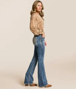 Rock Revival Sydney Low Rise Boot Stretch Jean Sydney B202