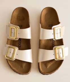 Shoes | Birkenstock® Sydney Luxe Buckle Sandal Pearl White