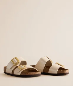 Shoes | Birkenstock® Sydney Luxe Buckle Sandal Pearl White