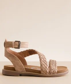 Shoes | Very G Sylvie Braided Sandal Taupe