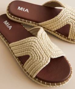 Mia Syrie Jute Sandal Natural Hot