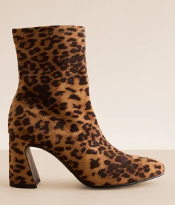 Mia Tabiona Leopard Ankle Boot Leopard Print Discount